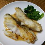 鱈のムニエル&ほうれん草